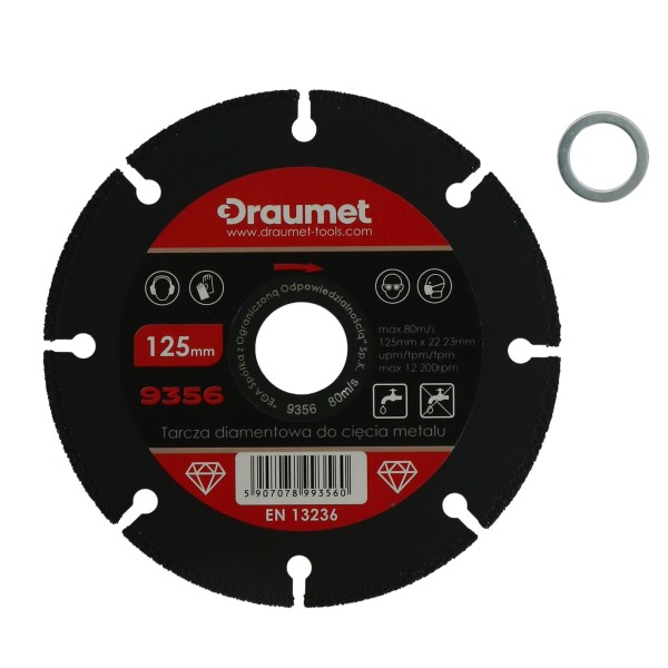 Diskas deimantinis metalo pjovimui ø125mm                                                           